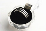 Magnetic Engraved PK Ring (Double Black Ring, 4 Sizes)