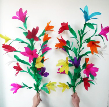 Cane to Two Bunches of Flowers by China Magic