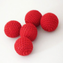 Crochet Ball - Red (4 Sizes)