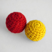 Crochet Ball - Yellow (0.87 Inch)