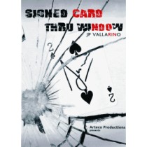 Signed Card Thru Window by Jean-Pierre Vallarino