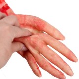 Horror Scary Latex Stump Blood Bloody Cut Hand Joke