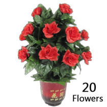 Blooming Rose Bush - Remote Control - 20 Flowers