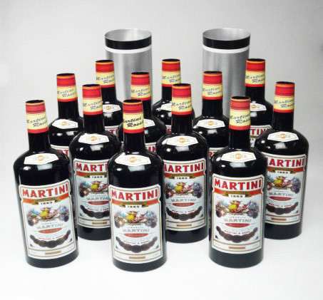Super Multiplying Martini Bottles (12 Bottles, Pour Liquid)