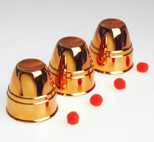 Cups & Balls - Plated Copper - Plastic