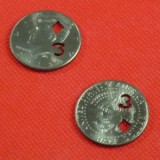 Punched Out Half Dollar