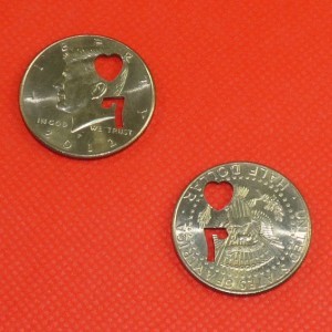 Punched Out Half Dollar