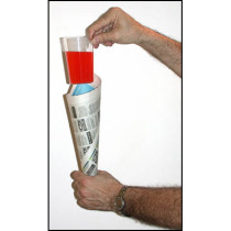 Comedy Glass in Paper Cone