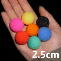 Super Soft Sponge Balls (2.5cm, Pack of 50)