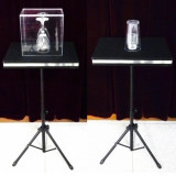Coin in Glass and Glass Breaking Table w/ Case & Table Base