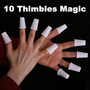 10 Thimbles Magic (5 Colors)