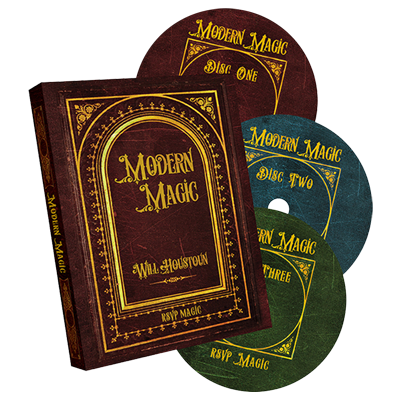 Modern Magic (3 DVD Set) by Will Houstoun and RSVP Magic