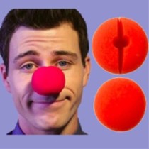 Clown Nose - Sponge BAG of 50 (Red)