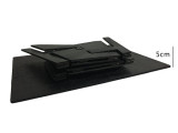 Folding Table - Card Desktop (Light Birch Plywood, Black)