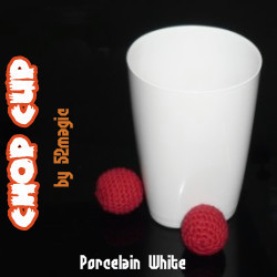Chop Cup (Porcelain White, Plastic) by 52magic