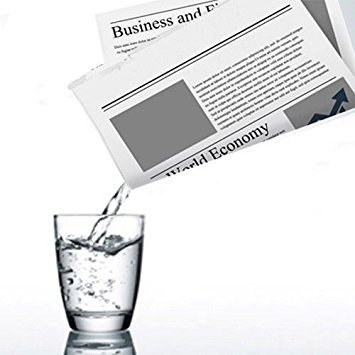 Liquid from Newspaper