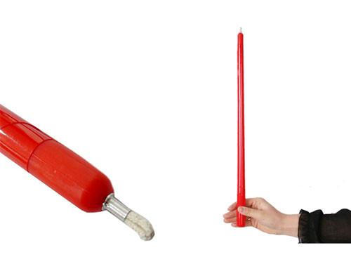 Appearing Candle (Red) – Magie-Kerze Für Zaubertricks, Schnell & Einhändig