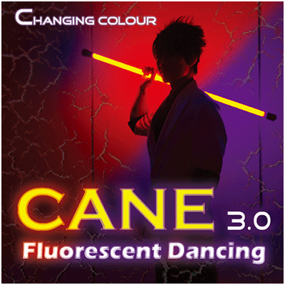 Color Changing Cane 3.0 Fluorescent Dancing (Professional two color) by Jeff Lee