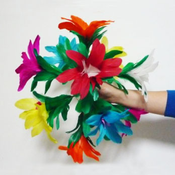 Appearing Feather Bouquet to Ball