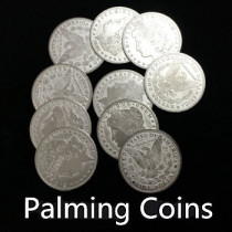 Palming Coins (Morgan Version, 20 Pieces)