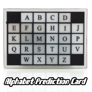 Alphabet Prediction Card