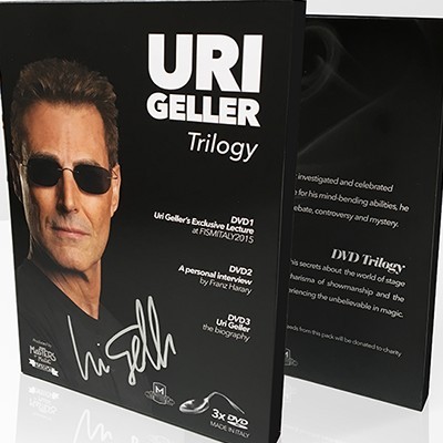 Uri Geller Trilogy (Standard) by Uri Geller and Masters of Magic (3 DVD Set)