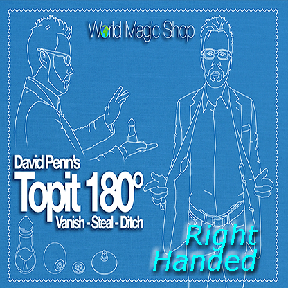 Topit 180 Right Handed (Gimmick and Online Instructions) by David Penn
