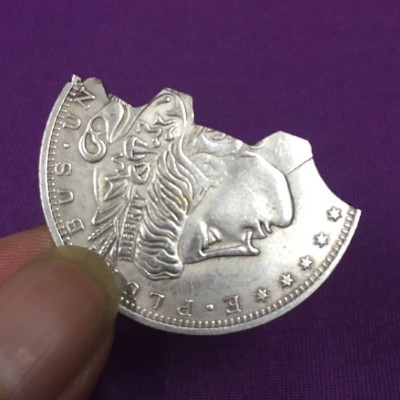 Bite Coin (Morgan Dollar, Brass)