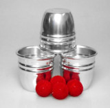 Cups and Balls With Chop Cup Aluminium - Combo