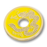 Chinese Coin - Half Dollar Size (4 Colors)