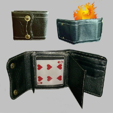 Magic Fire Wallet & Card to Wallet - 2in1 Trick for Pro