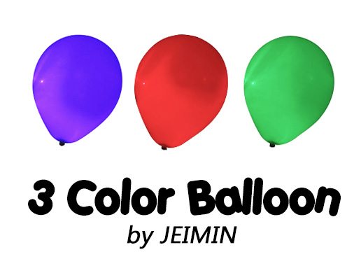 3 Color Balloon by JEIMIN