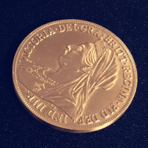 Queen Victoria Ancient Coin (Morgan Dollar Size)