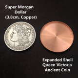 Expanded Shell Queen Victoria Ancient Coin (Tail, Copper)