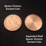 Expanded Shell Queen Victoria Ancient Coin (Tail, Copper)