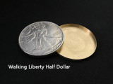 Expanded Shell Walking Liberty Half Dollar (Brass)