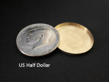 Expanded Shell Walking Liberty Half Dollar (Brass)