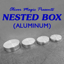 Nested Box (Aluminum) by Oliver Magic