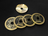Super Chinese Coin Set (Qianlong, Morgan Size) by Oliver Magic