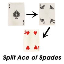 Split Ace of Spades