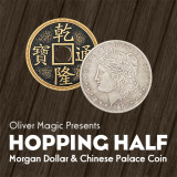 Hopping Half (Morgan Dollar and Chinese Palace Coin) by Oliver Magic