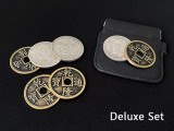 Hopping Half (Morgan Dollar and Chinese Palace Coin) by Oliver Magic