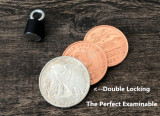 Superior Scotch and Soda (Double Locking, Walking Liberty Half Dollar) by Oliver Magic - Deluxe Set