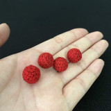 Magnetic Mini Crochet Ball (Red, 1.2cm)