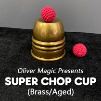 Super Chop Cup (Brass/Aged) by Oliver Magic