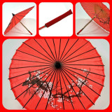 * Traditional Umbrella Production (Plum Blossom, 27 Inch)