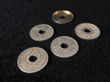 Japanese Ancient Coin Set (4 Coins 1 Shell) by Oliver Magic