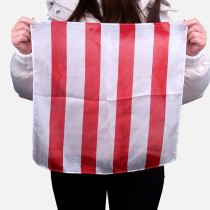 18 Inch Striped Silk (Red and White)