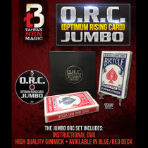 O.R.C. (Optimum Rising Card) Jumbo by Taiwan Ben - Blue/Red