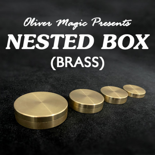 Nested Box (Brass) by Oliver Magic